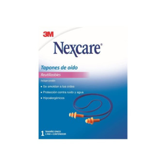 Nexcare Tapones De Oido Reutilizables Con Estuche