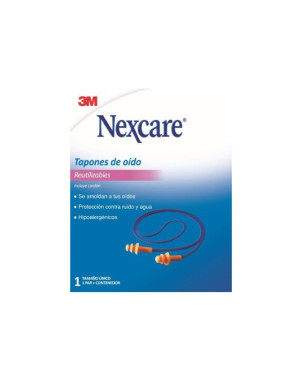 Nexcare Tapones De Oido Reutilizables Con Estuche