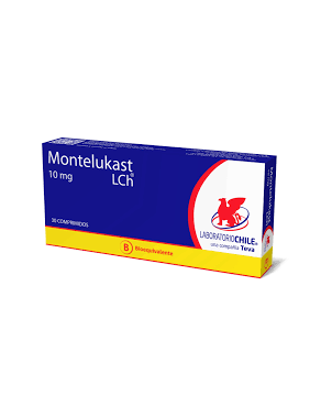 Montelukast 10 Mg 30 Comprimidos Lab Chile