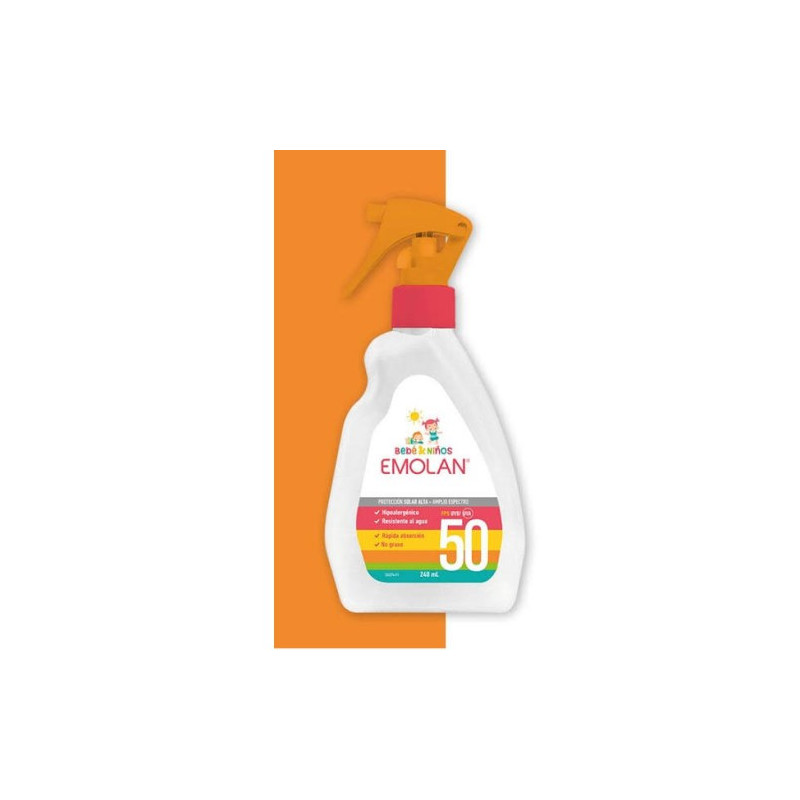 Emolan Protector Solar Bebe Y Niños FPS 50+ 240 ML