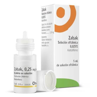Zabak 0.025% Solución Oftálmica 5 mL