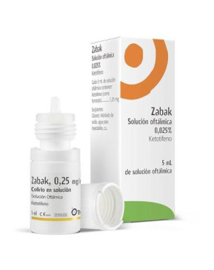 Zabak 0.025% Solución Oftálmica 5 mL