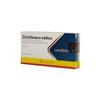 Diclofenaco Sodico 100 Mg 8 Comp. CuraeSpring