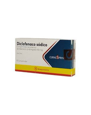 Diclofenaco Sodico 100 Mg 8 Comp. CuraeSpring