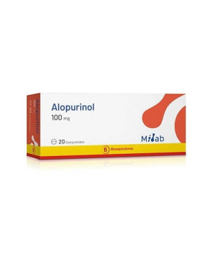 Alopurinol 100 mg 20 comp
