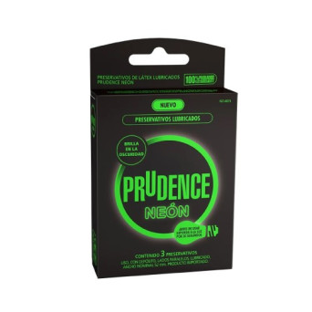 Prudence Preservativo Neon X 3 Und