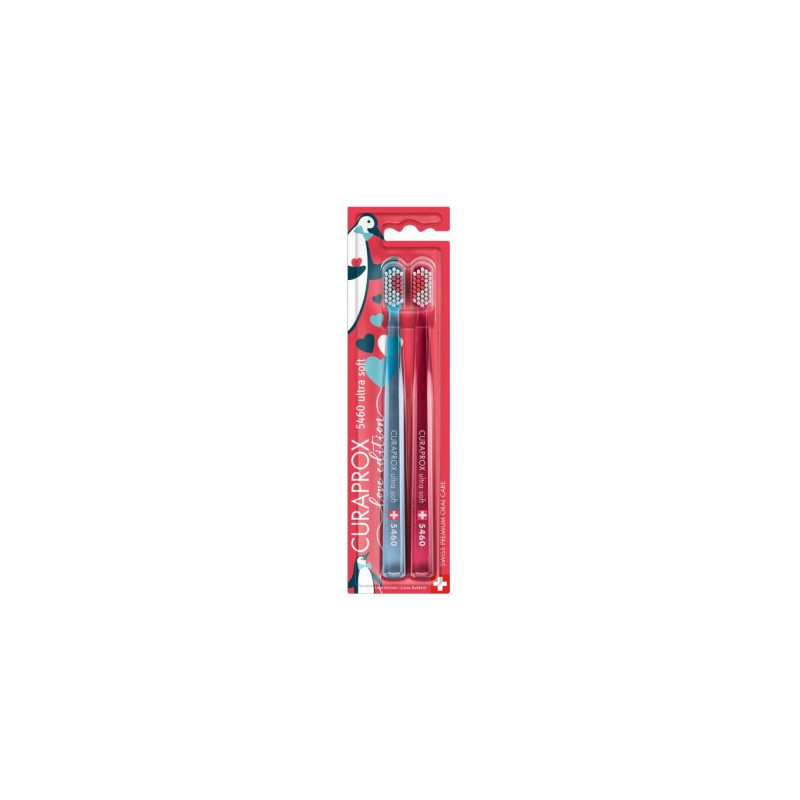 Curaprox 5460 Ultra Soft Love Edition Cepillo Dental Pack 2 Unidades