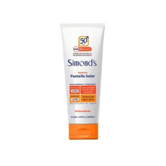 Simonds Pantalla Solar SPF 50+ Pomo 50 ML Bebes Niños Adultos