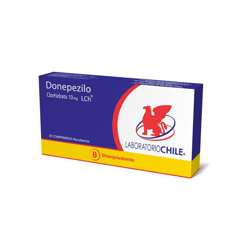 Donepezilo 10 Mg 30 Comp. Recubiertos Lab Chile