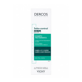 Dercos Champu Tratamiento Sebo-Control 200 Ml Vichy