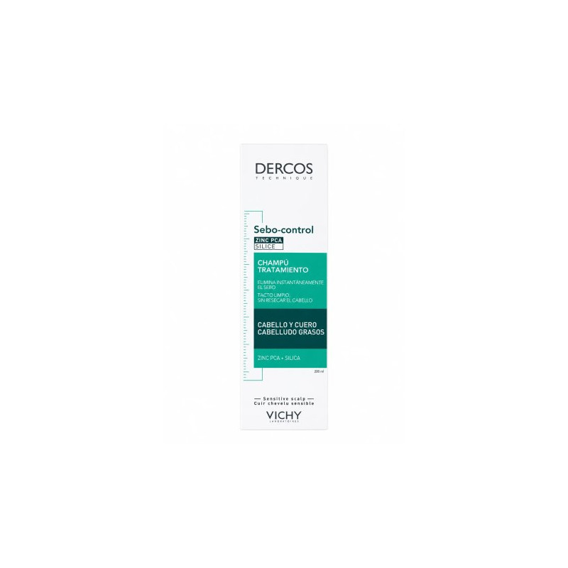 Dercos Champu Tratamiento Sebo-Control 200 Ml Vichy