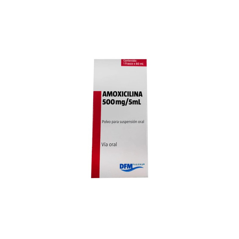 Amoxicilina 500 Mg/5mL 60 ML Lab DFM
