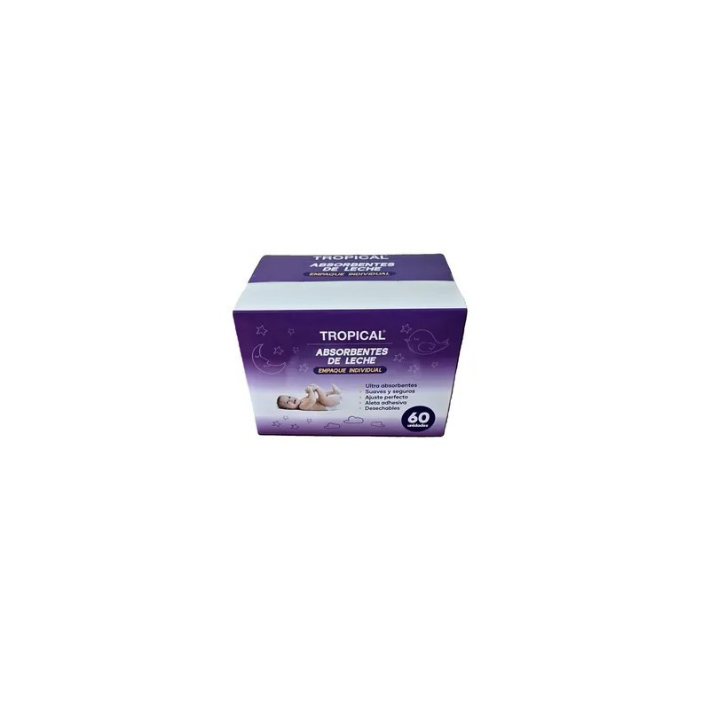 Absorbentes De Leche 60 Unidades Tropical