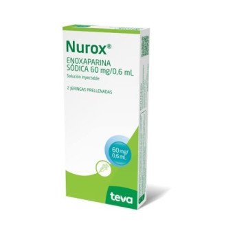 Nurox 60 Mg/0.6 Ml 2 Jeringas Prellenadas