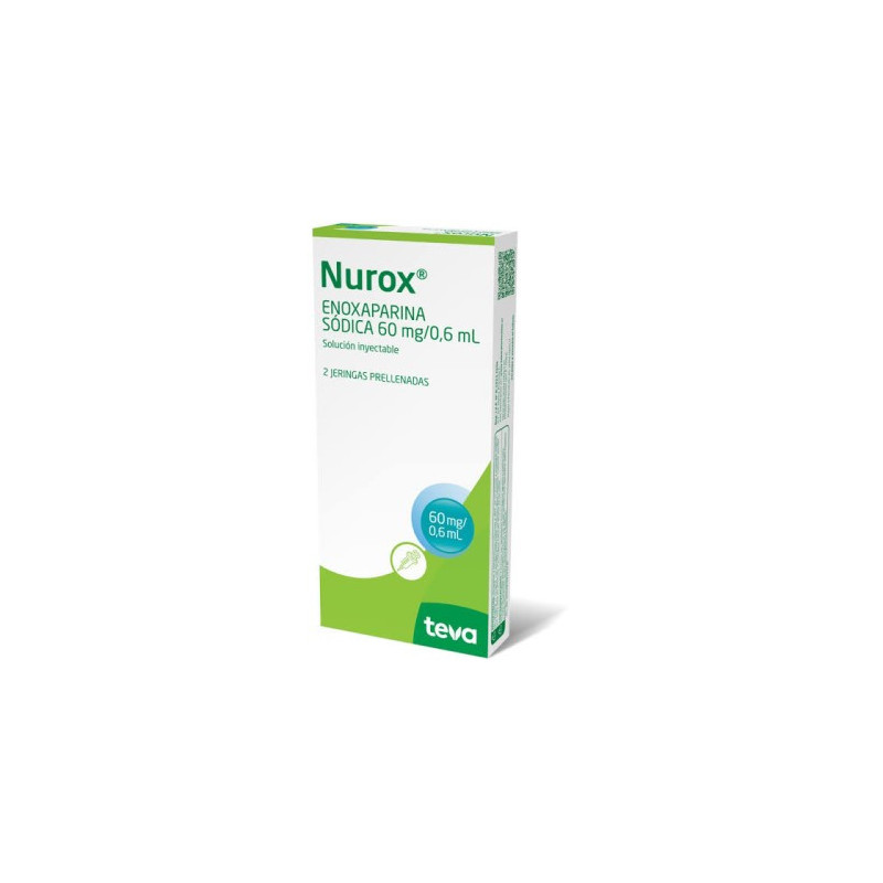 Nurox 60 Mg/0.6 Ml 2 Jeringas Prellenadas