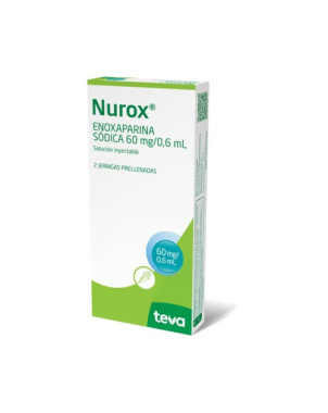 Nurox 60 Mg/0.6 Ml 2 Jeringas Prellenadas