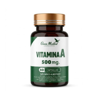 Vitamina A 500 Mg 60 Caps Green Medical