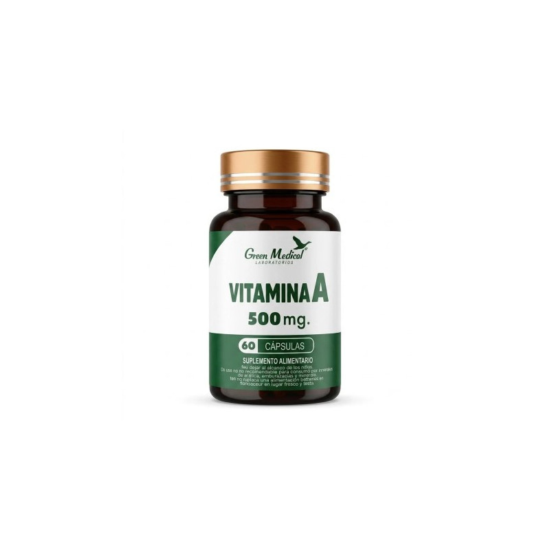 Vitamina A 500 Mg 60 Caps Green Medical
