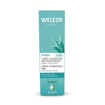 Crema Hidratante Facial Hydra+ Cactus Y Aloe Vera 30 Ml Weleda