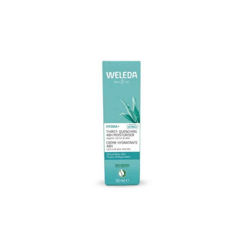 Crema Hidratante Facial Hydra+ Cactus Y Aloe Vera 30 Ml Weleda