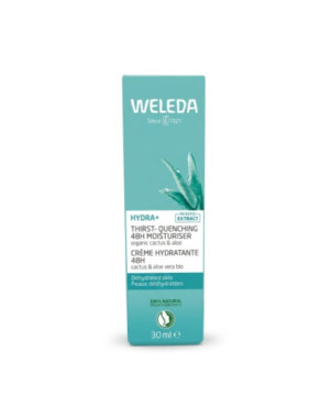 Crema Hidratante Facial Hydra+ Cactus Y Aloe Vera 30 Ml Weleda
