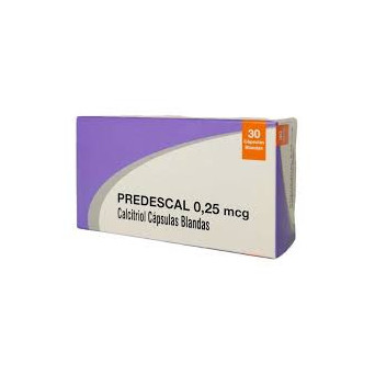 Predescal 0.25 Mcg 30 Caps. Blandas