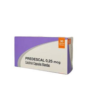 Predescal 0.25 Mcg 30 Caps. Blandas
