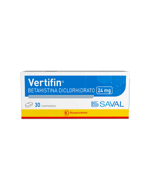 Vertifin 24 mg 30 Comprimidos