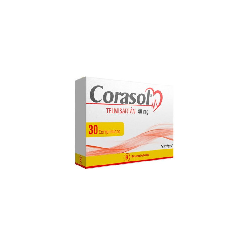 Corasol 40 Mg 30 Comprimidos