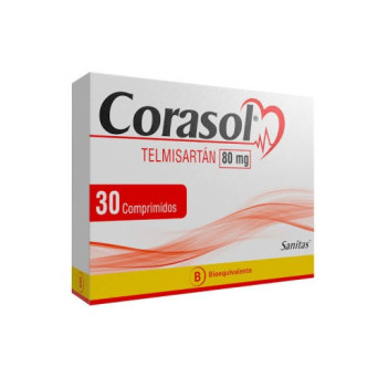 Corasol 80 Mg 30 Comprimidos