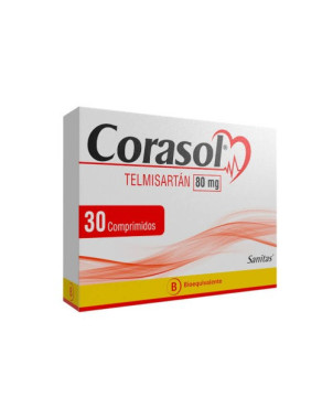 Corasol 80 Mg 30 Comprimidos