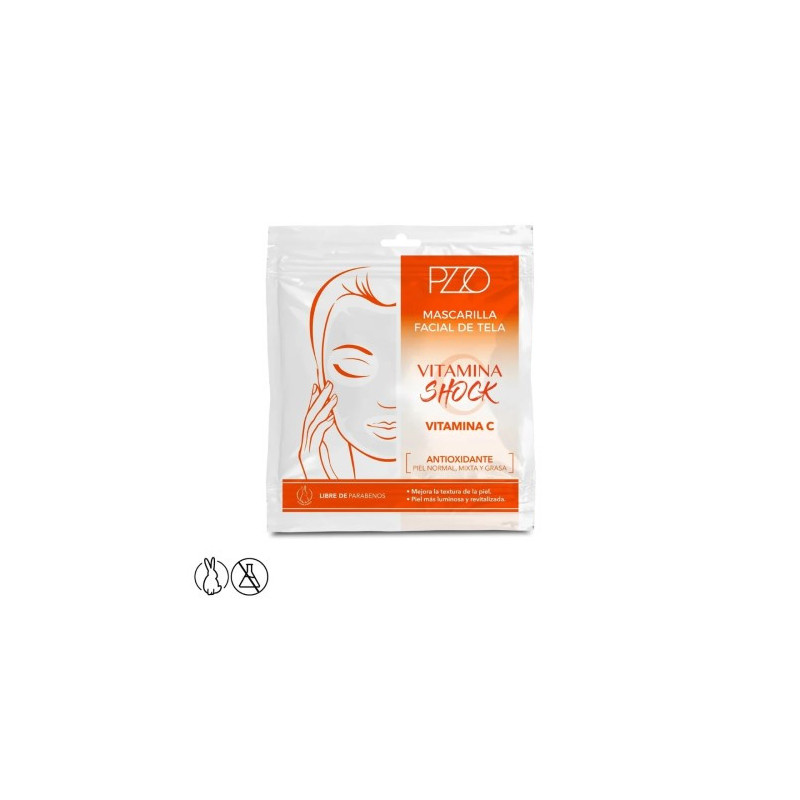 Petrizzio Mascarilla Facial Vitamina C Antioxidante