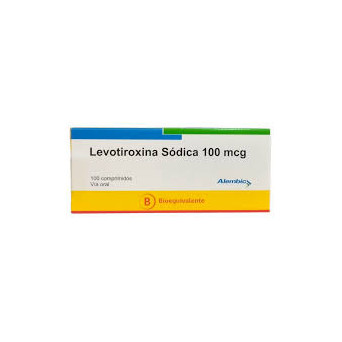 Levotiroxina Sódica 100 mcg x 100 comp
