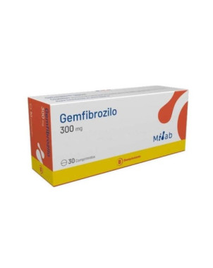 Gemfibrozilo 300 mg x 30 comp.    VENCE 12/2026   STOCK 2