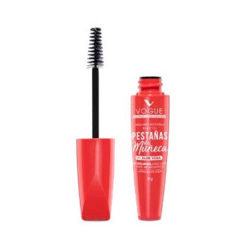 Vogue Mascara De Pestañas Efecto Pestañas De Muñeca Negro 9 Gr