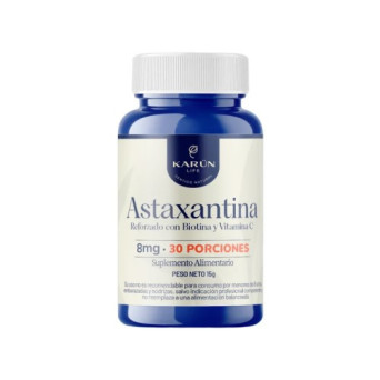 Astaxantina 8 Mg 30 Caps. Karun Life