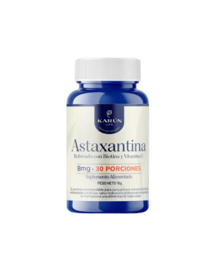 Astaxantina 8 Mg 30 Caps. Karun Life