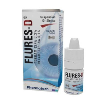 Flures D solucion oftalmico 5 mL